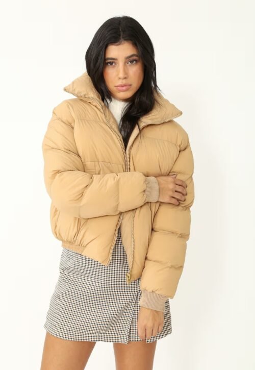 JAQUETA NYLON MATELASSE PUXADOR